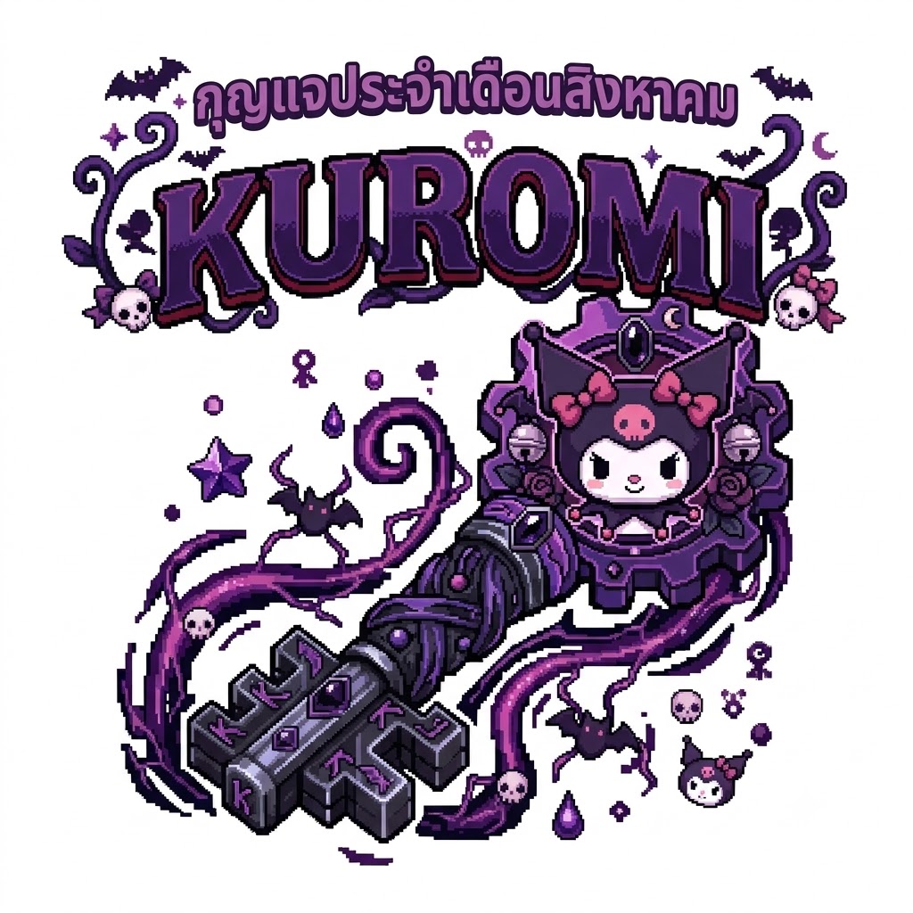 กุญแจกล่องสุ่มประจำเดือน สิงหาคม KUROMI