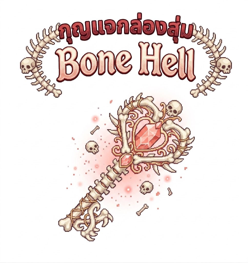 กุญแจกล่องสุ่มสกิน Bone Hell